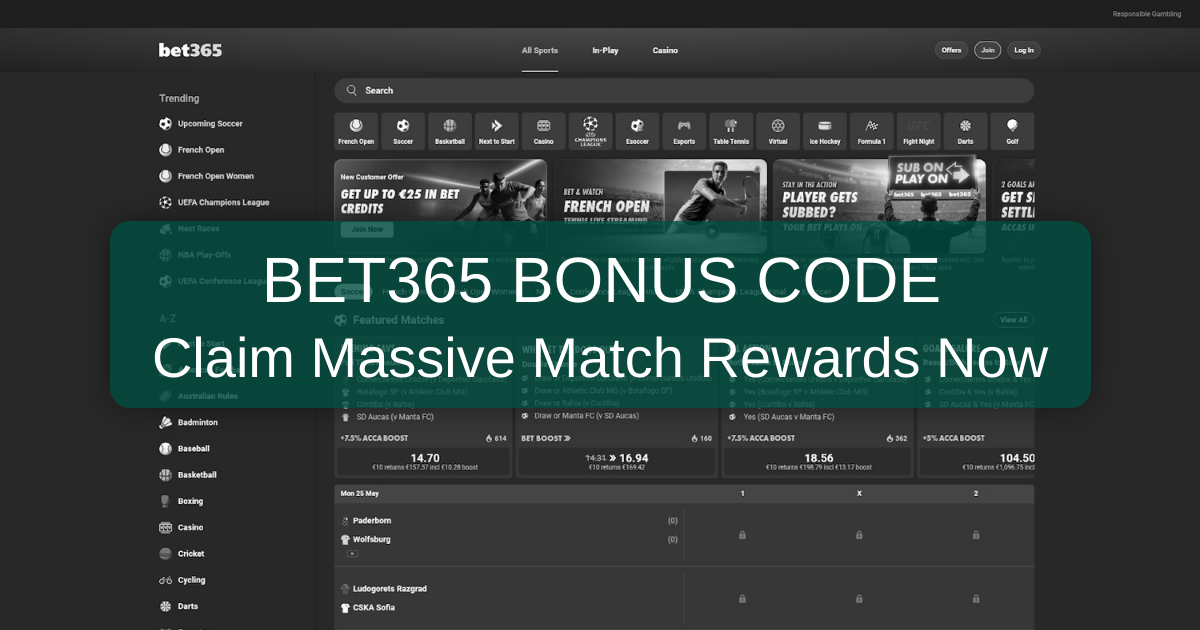 Bet365 Bonus Code 2026 - USA Review | Secure Offers